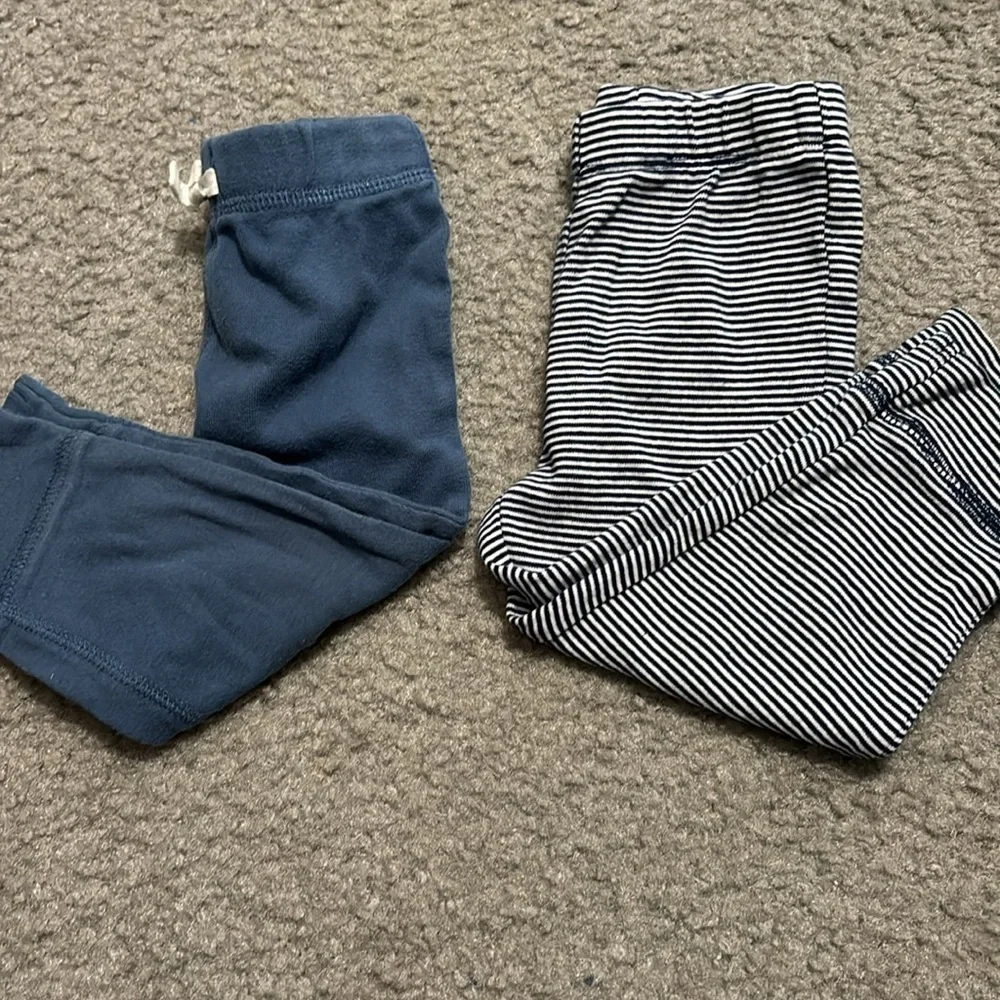 Two Carters baby boy pants size 12 months